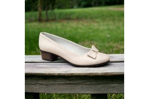 Pantofi dama din piele naturala Bej - STD21BEJ
